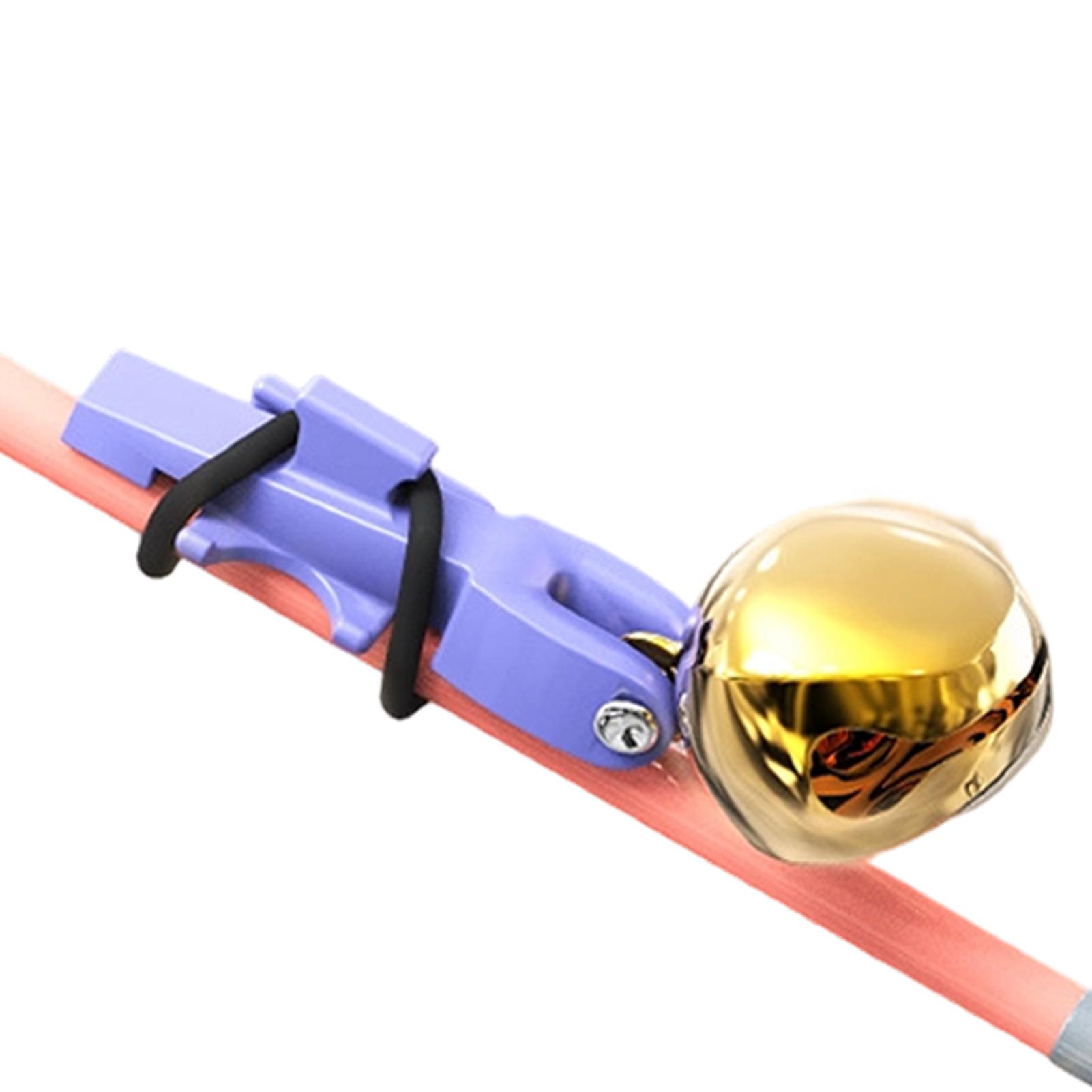 Fishing Rod Ice - 3 Stück Angel-Bissalarmglocken mit Rutenclip, wasserdichte