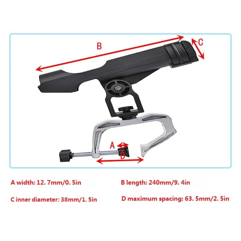 R6FE Verstellbare große Klemme – Fishing Rod Rack Bewertung und Preis