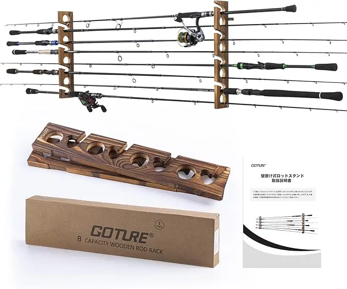 Goture Angelrutenhalter mit 8  – Fishing Rod Rack Bewertung und Preis